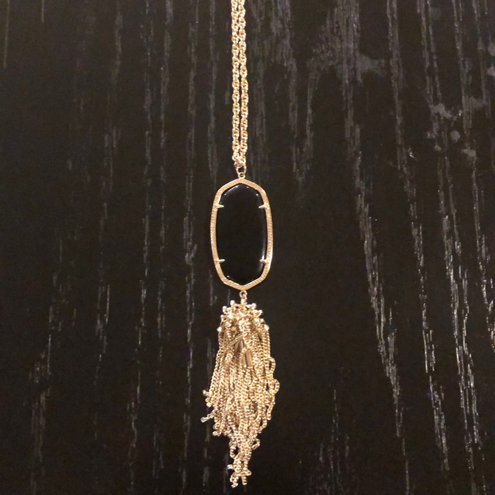Black Rayne Long Kendra Scott Necklace